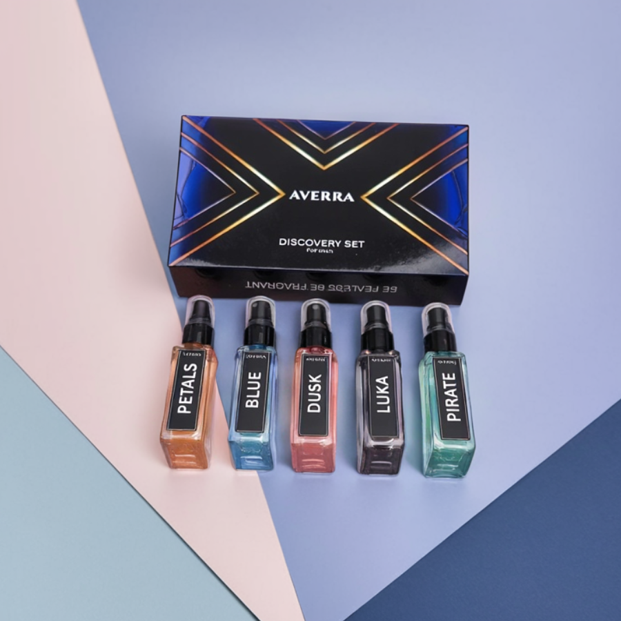 Averra Discovery Set for Men – 5 Luxury-Inspired Scents