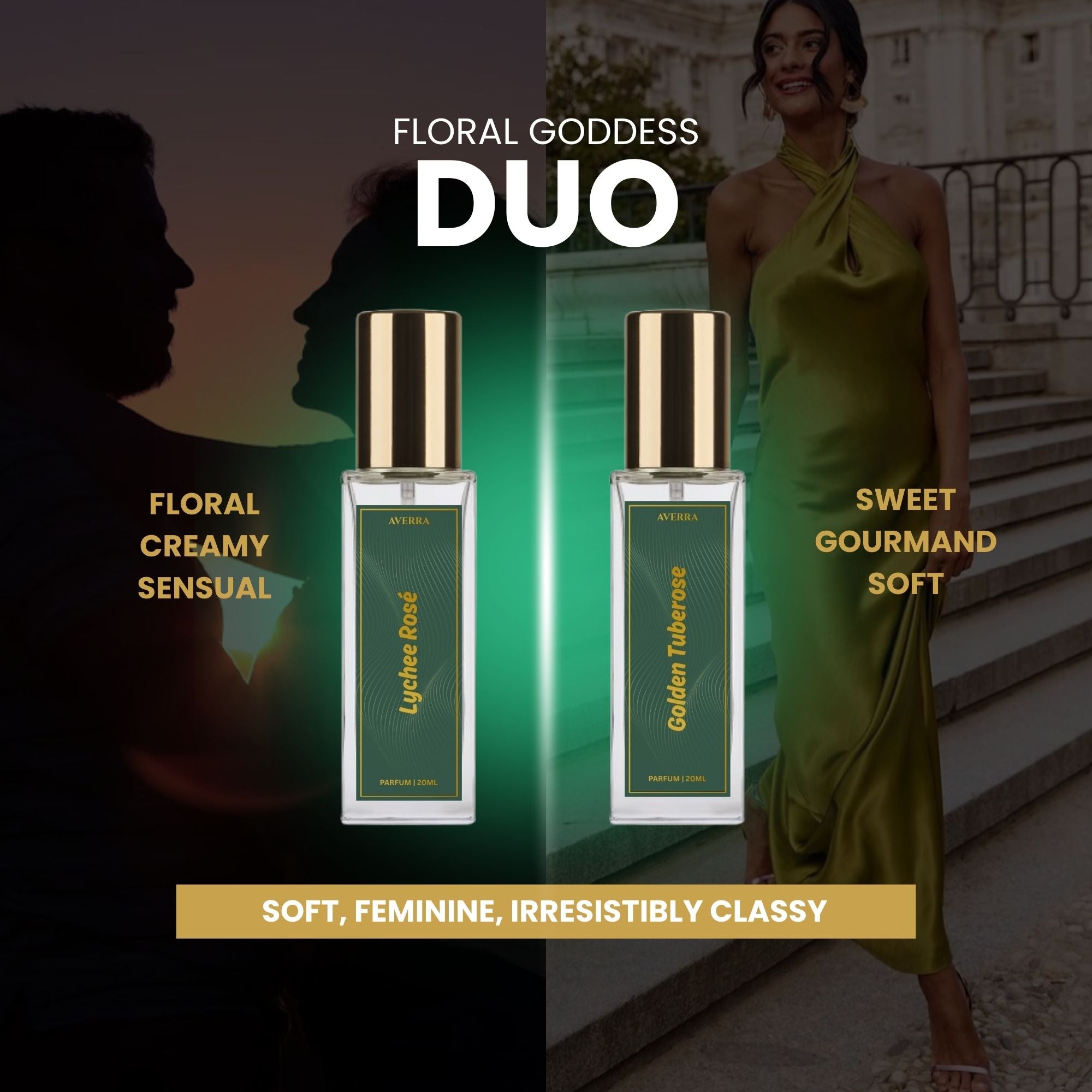 Lychee Rosé & Golden Tuberose Duo for Women