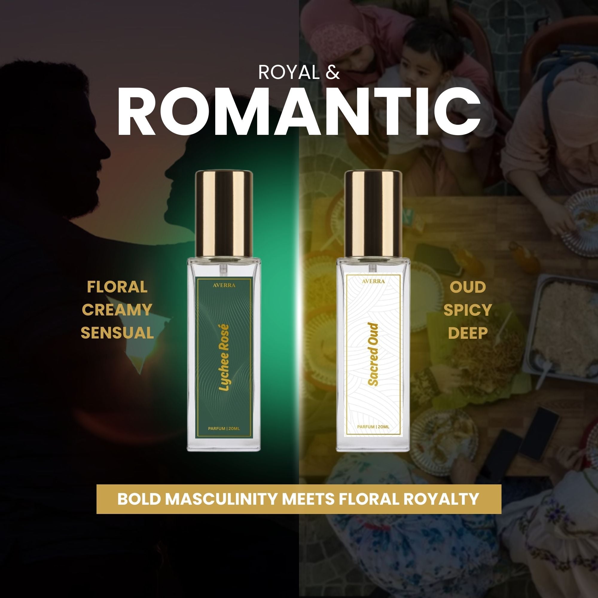 Lychee Rosé & Sacred Oud Unisex Fragrance Duo