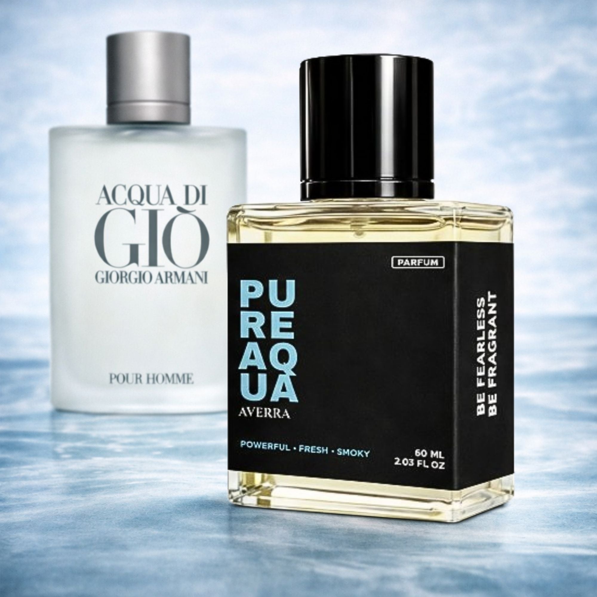 Pure Aqua (Inspired by @qv@ d! G!0 P0ur H0mm€ (Wh!†€))