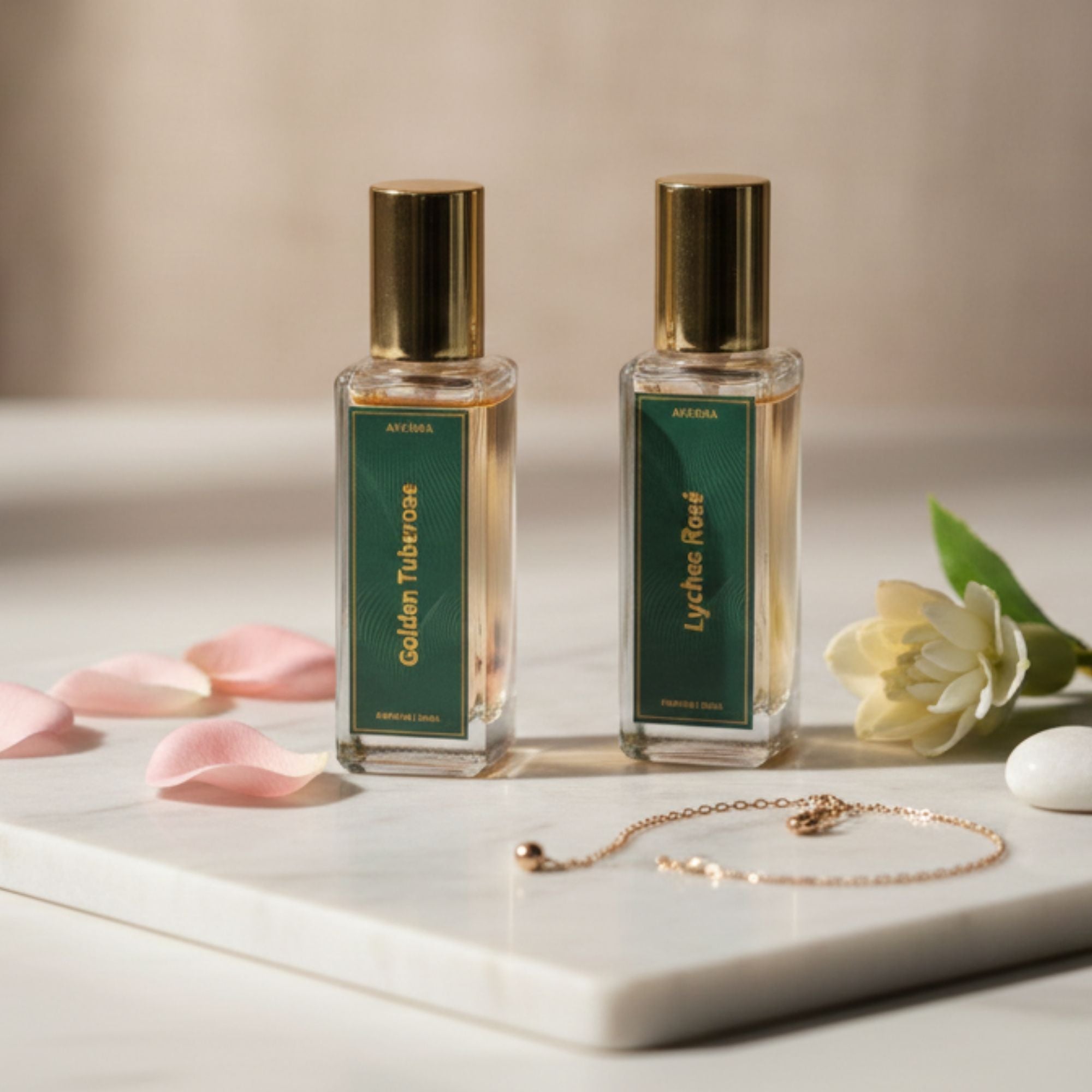 Lychee Rosé & Golden Tuberose Duo for Women