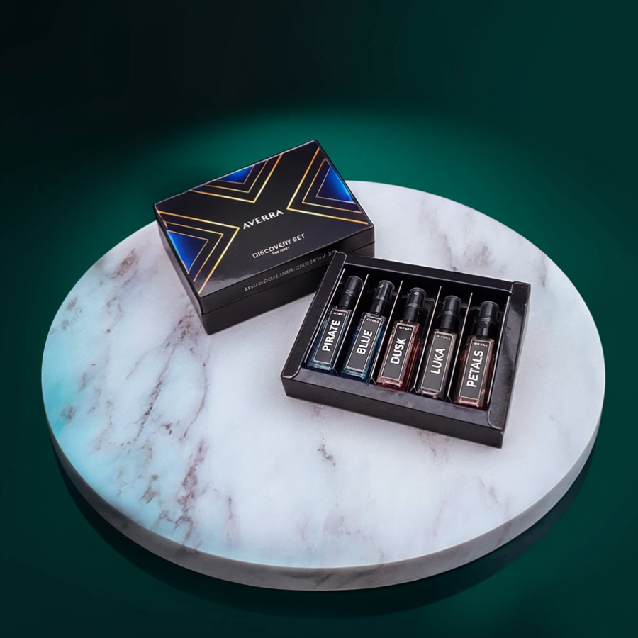 Averra Discovery Set for Men – 5 Luxury-Inspired Scents