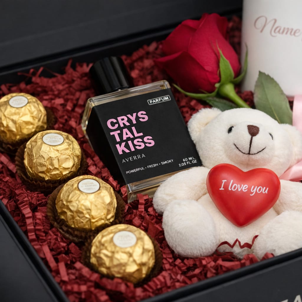 Valentine's day hamper for her | best gift for her