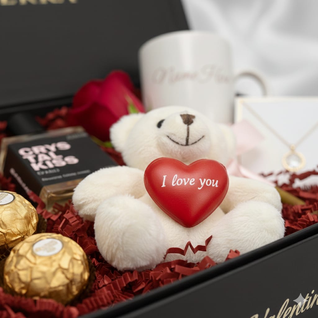 Valentine's day hamper for her | best gift for her